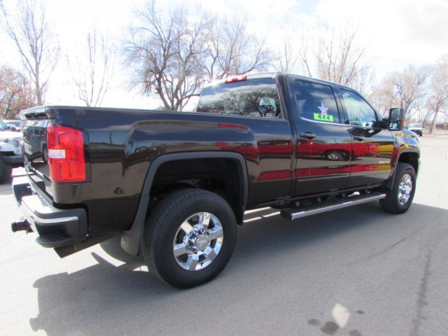 2018 Dark Mahogany /Gray GMC Sierra 2500HD SLE (1GT12SEG7JF) with an 6.0 Gasoline V8 engine, Heavy Duty 6 speed automatic transmission, located at 4562 State Avenue, Billings, MT, 59101, (406) 896-9833, 45.769516, -108.526772 - Photo#3